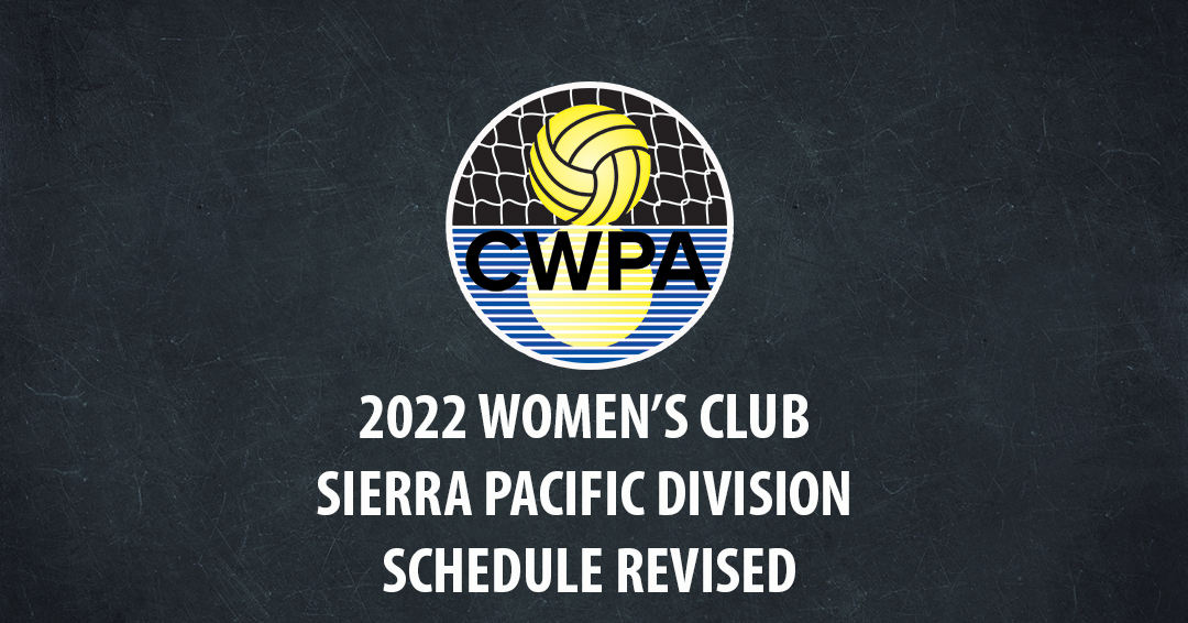 Collegiate Water Polo Association Releases Updated Women’s Collegiate Club Sierra Pacific Division Championship Schedule for April 9-10 at the University of California-Santa Cruz