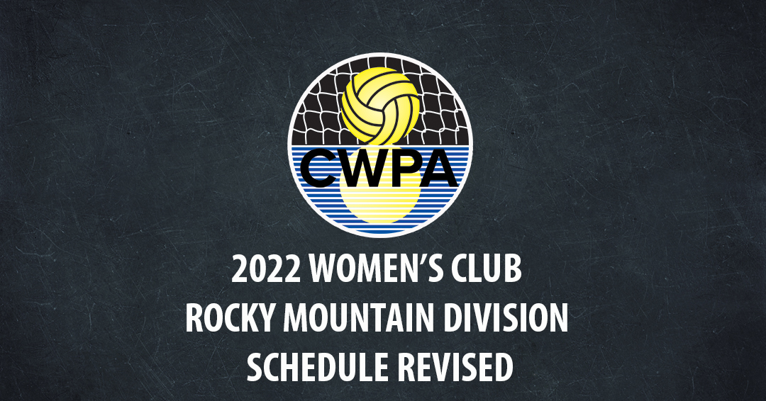 Collegiate Water Polo Association Releases Updated Women’s Collegiate Club Rocky Mountain Division Championship Schedule for April 9-10
