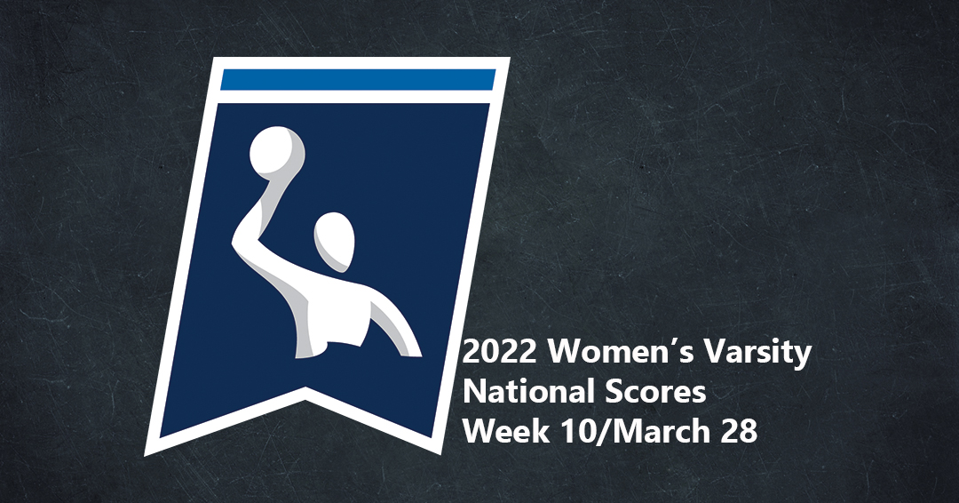 Collegiate Water Polo Association Releases Week 10/March 28 Women’s Varsity Scores