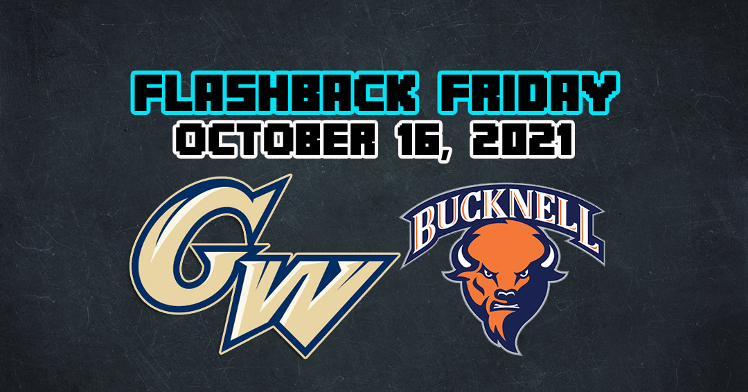 Flashback Friday: George Washington University vs. Bucknell University (October 16, 2021)