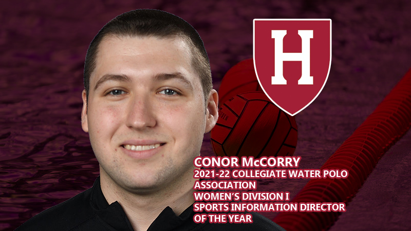 Harvard University’s Conor McCorry Named 2021-22 Collegiate Water Polo ...