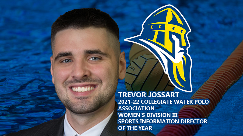 Augustana College’s Trevor Jossart Named 2021-22 Collegiate Water Polo Association Women’s Division III Sports Information Director of the Year