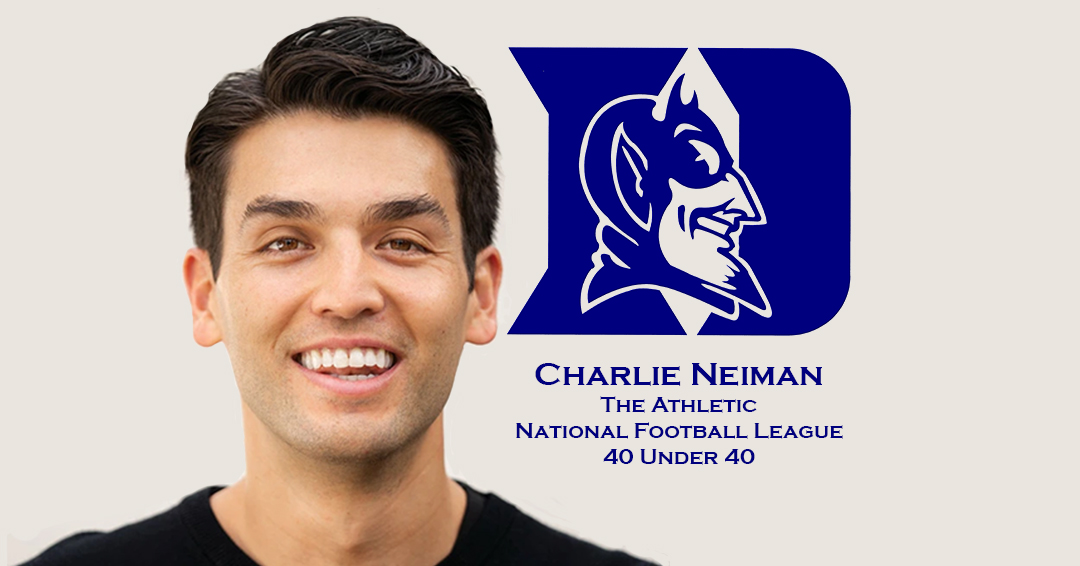 Duke University Men’s Water Polo Alum/Amazon Prime Video Head of Sports Content & Partnerships Charlie Neiman Named to The Athletic National Football League 40 Under 40