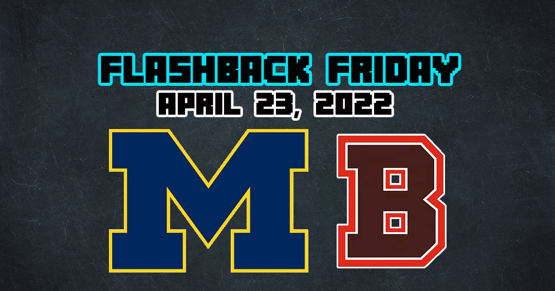 Flashback Friday: University of Michigan vs. Brown University (April 23, 2022)