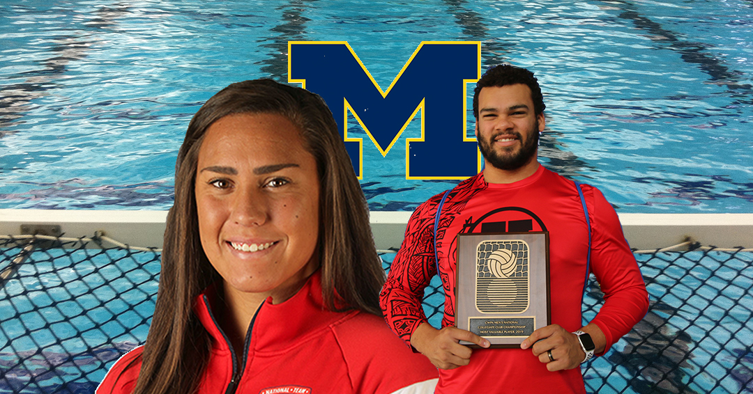 Sami Hill & Seth Hughes Named University of Michigan Women’s Water Polo Assistant Coaches