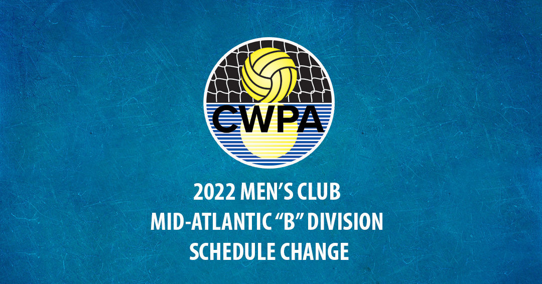 Collegiate Water Polo Association Releases Revised 2022 Men’s ...