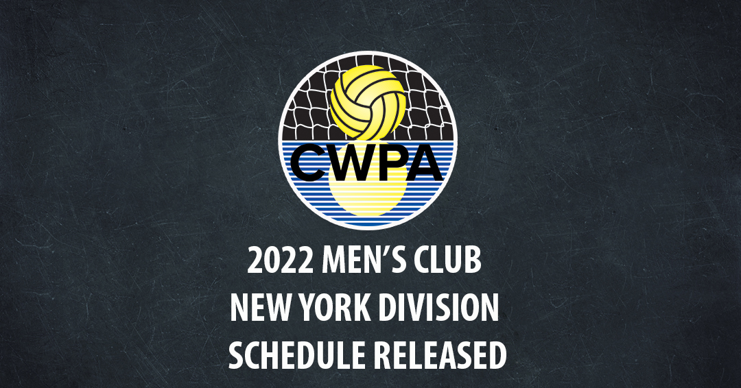 Collegiate Water Polo Association Releases 2022 Men’s Collegiate Club New York Division Schedule