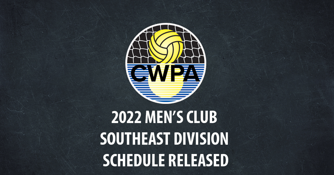 Collegiate Water Polo Association Releases 2022 Men’s Collegiate Club Southeast Division Schedule