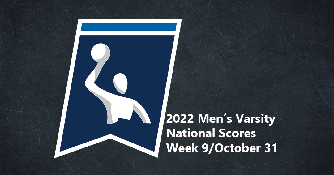 Collegiate Water Polo Association Releases 2022 Week 9/October 31 Men’s Varsity Scores