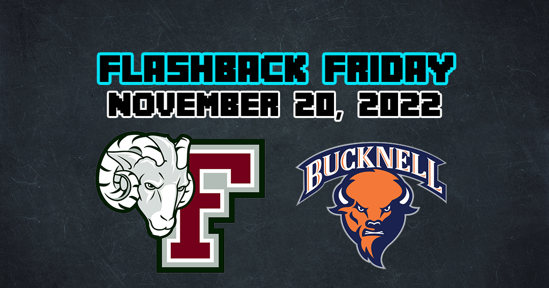 Flashback Friday: Fordham University vs. Bucknell University (November 20, 2022)