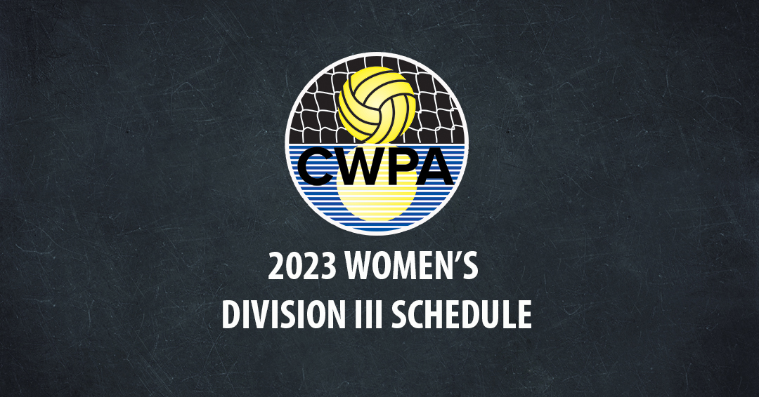 Collegiate Water Polo Association Releases 2023 Women’s Division III