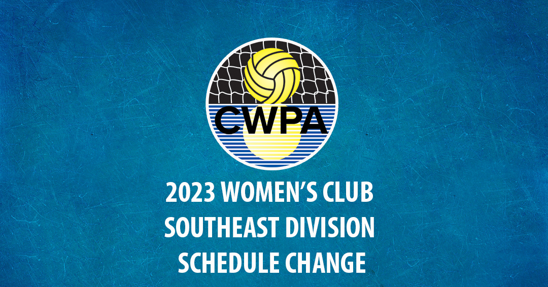 Collegiate Water Polo Association Releases Revised 2023 Women’s Collegiate Club Southeast Division Schedule