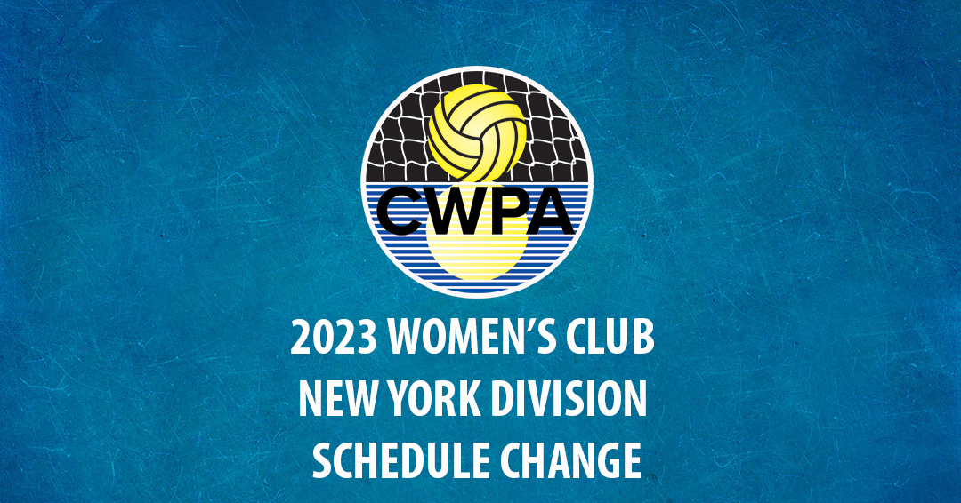 Collegiate Water Polo Association Releases Revised 2023 Women’s Collegiate Club New York Division Schedule