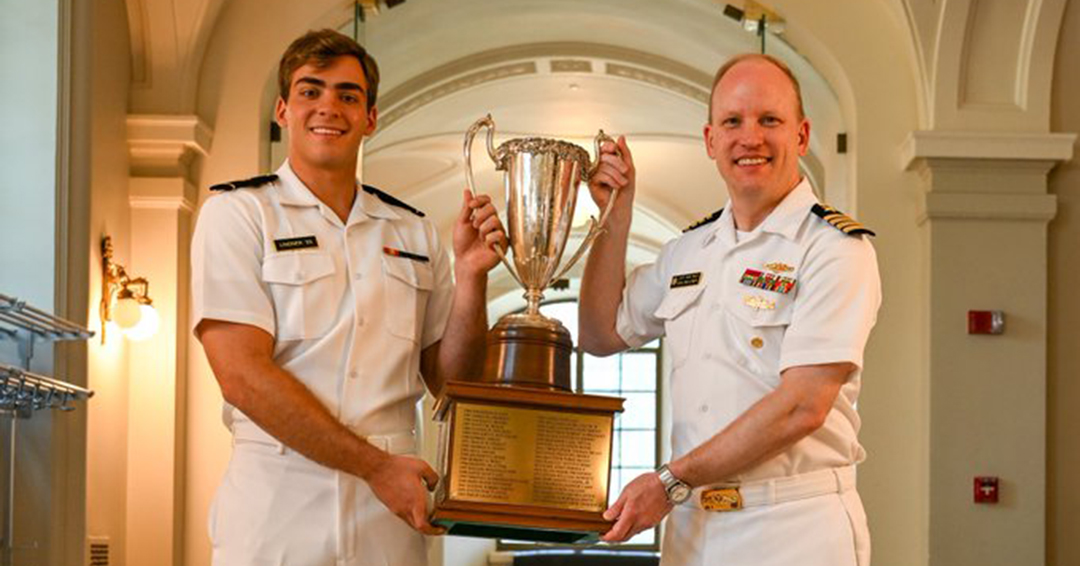 United States Naval Academy’s Graham Lindner Receives 2023 USNA School of Engineering & Weapons General Society, Sons of the Revolution Prize
