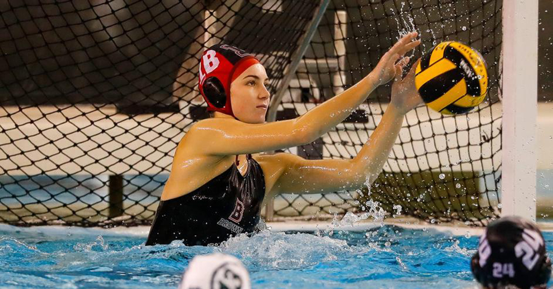 Brown University’s Roxy Hazuka Nabs April 24 Collegiate Water Polo Association Division I Defensive Player of the Week Award