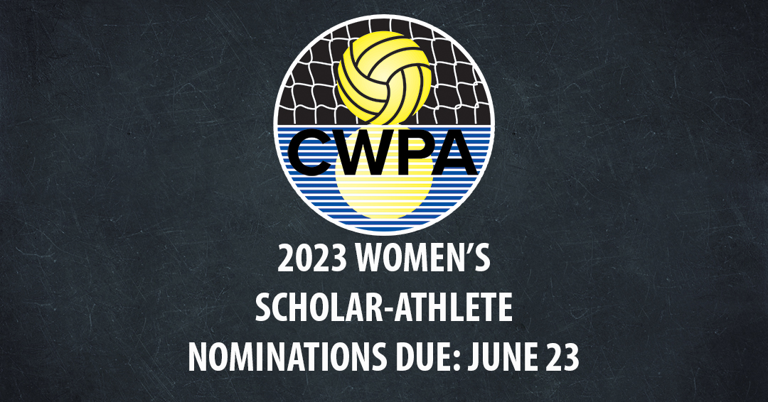 2022-23 Collegiate Water Polo Association Women’s Scholar-Athlete Team Nominations Due June 23