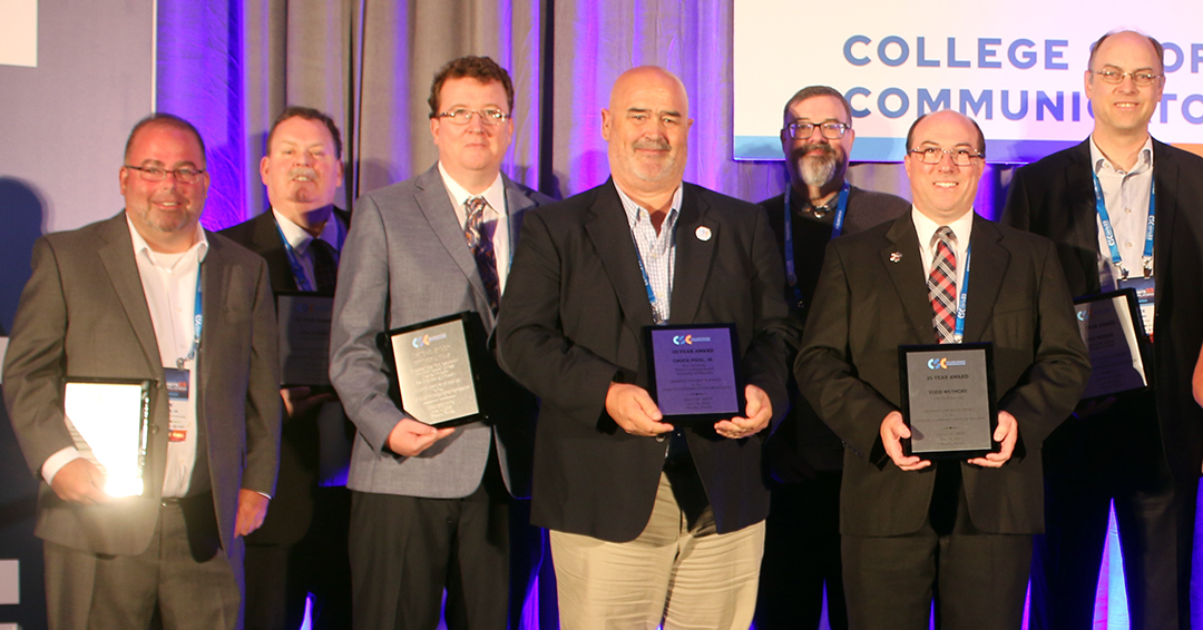 Collegiate Water Polo Association/Northeast Water Polo Conference/Mid-Atlantic Water Polo Conference Director of Communications Ed Haas Receives 25-Year Award from College Sports Communicators