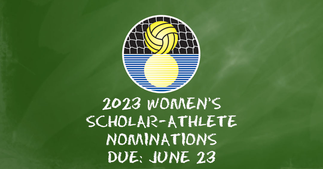Reminder: 2022-23 Collegiate Water Polo Association Women’s Scholar-Athlete Team Nominations Due June 23
