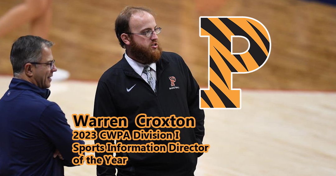 Princeton University’s Warren Croxton Named 2022-23 Collegiate Water Polo Association Division I Sports Information Director of the Year