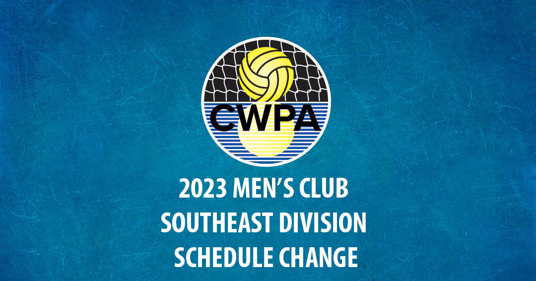Collegiate Water Polo Association Releases Change to 2023 Men’s Collegiate Club Southeast Division Schedule