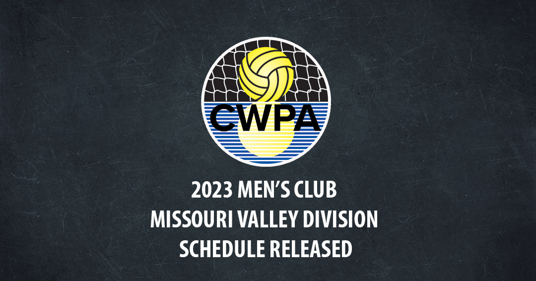 Collegiate Water Polo Association Releases 2023 Men’s Collegiate Club Missouri Valley Division Schedule