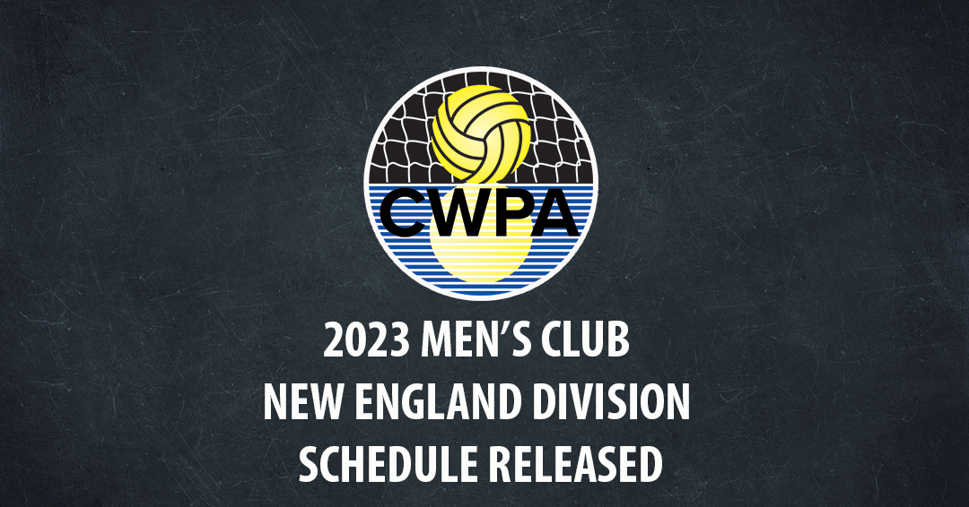 Collegiate Water Polo Association Releases 2023 Men’s Collegiate Club New England Division Schedule