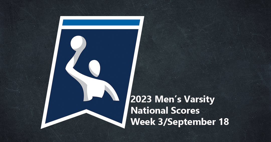 Collegiate Water Polo Association Releases Week 3/September 18 Men’s Varsity Scores