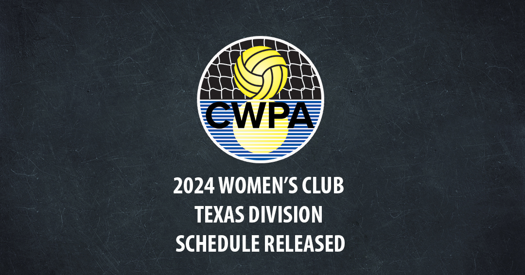 Collegiate Water Polo Association Releases 2024 Women S Collegiate Club   ClubScheduleDemo 2024WomenTexasJanuary172024 