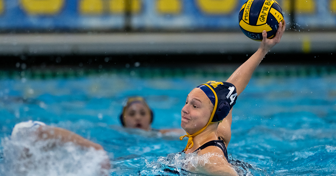 University of Michigan’s Emma Gustafsson Garners January 22 Collegiate Water Polo Association Division I Rookie of the Week Status
