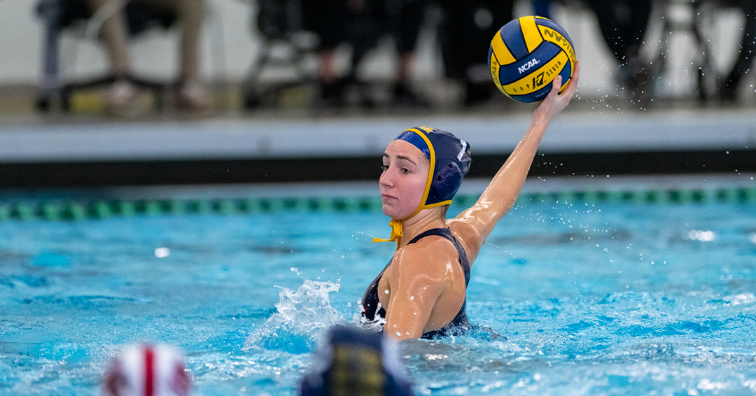 University of Michigan’s Jillian Schlom Picks Up January 29 Collegiate Water Polo Association Division I Rookie of the Week Decoration