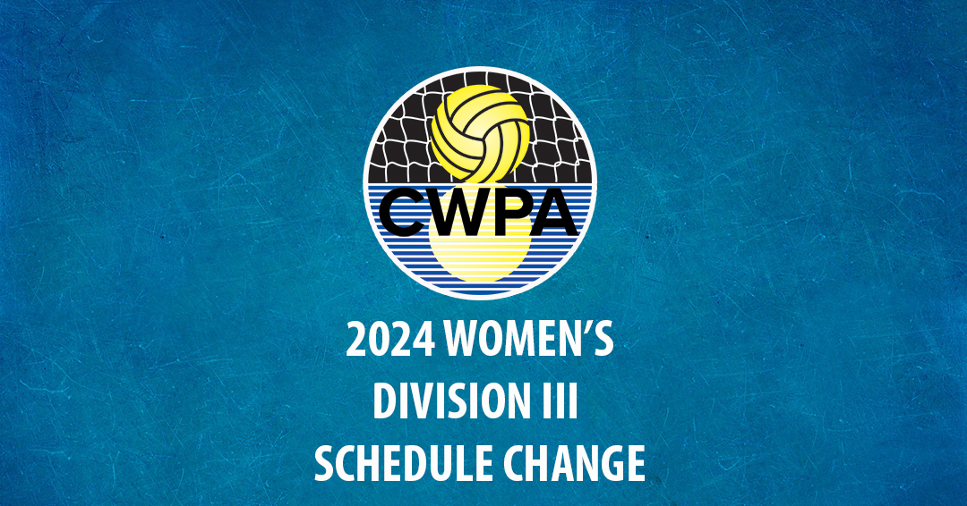 Schedule Change Released for Collegiate Water Polo Association Division III Weekend at Macalester College on March 22-24