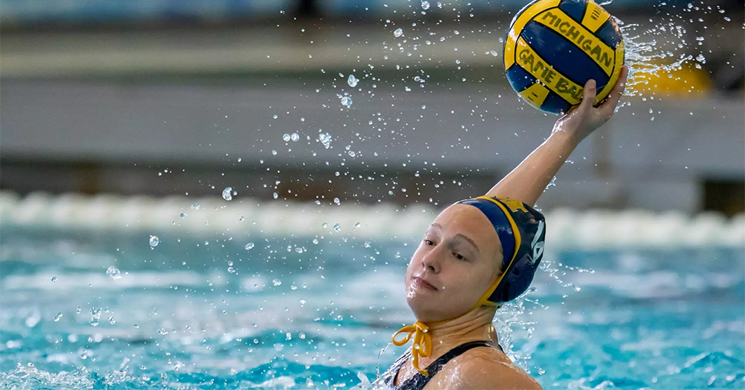 University of Michigan’s Emma Gustafsson Garners March 25 Collegiate Water Polo Association Division I Player of the Week Status