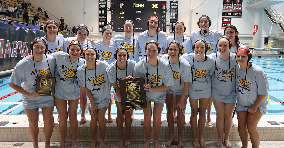 No. 11 Princeton University Pounces on No. 13 University of Michigan, 10-9, to Win 2024 Collegiate Water Polo Association Championship