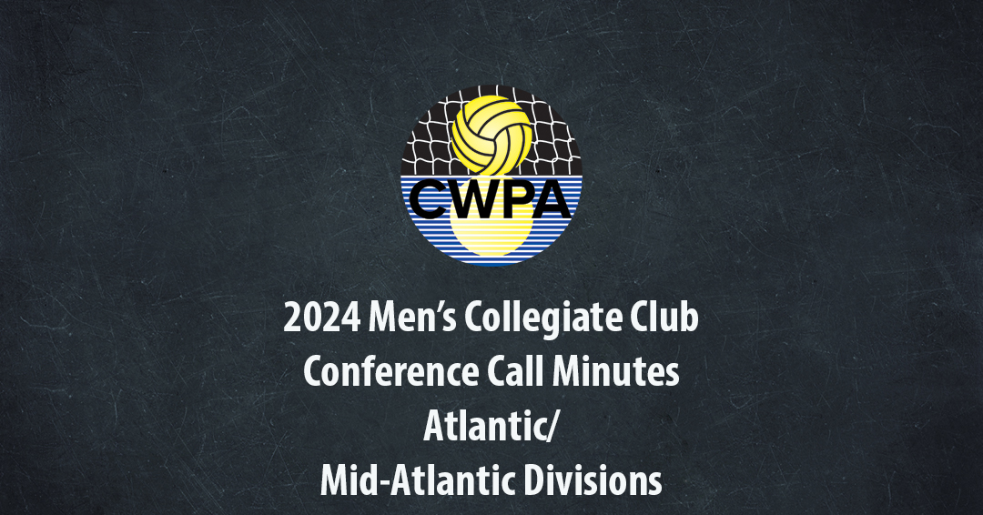 Collegiate Water Polo Association Releases 2024 Men’s Collegiate Club ...