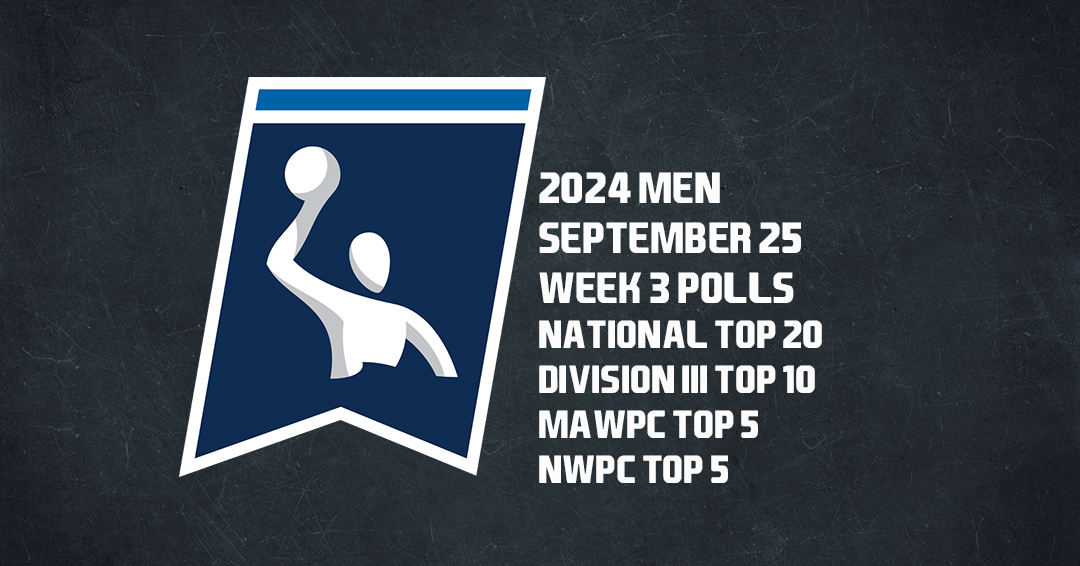 2024 Men’s Varsity Week 3/September 25 Polls Released; The University of California-Los Angeles & Claremont-Mudd-Scripps Colleges Remain No. 1