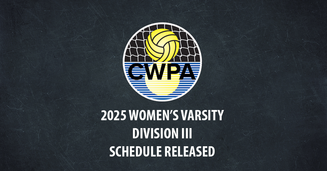 Collegiate Water Polo Association Releases 2025 Women’s Division III Schedule