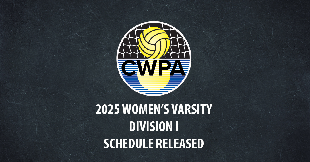 Collegiate Water Polo Association Releases 2025 Women’s Division I Schedule