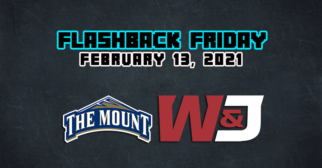 Flashback Friday: Mount St. Mary’s University vs. Washington & Jefferson College (February 13, 2021)