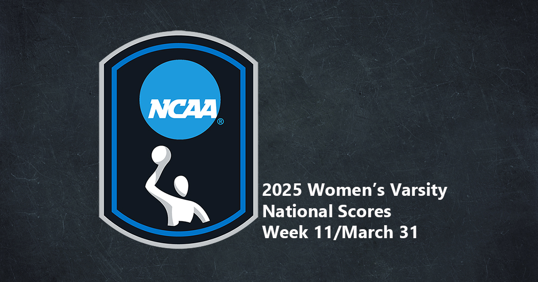 Collegiate Water Polo Association Releases Week 11/March 31 Women’s Varsity Scores