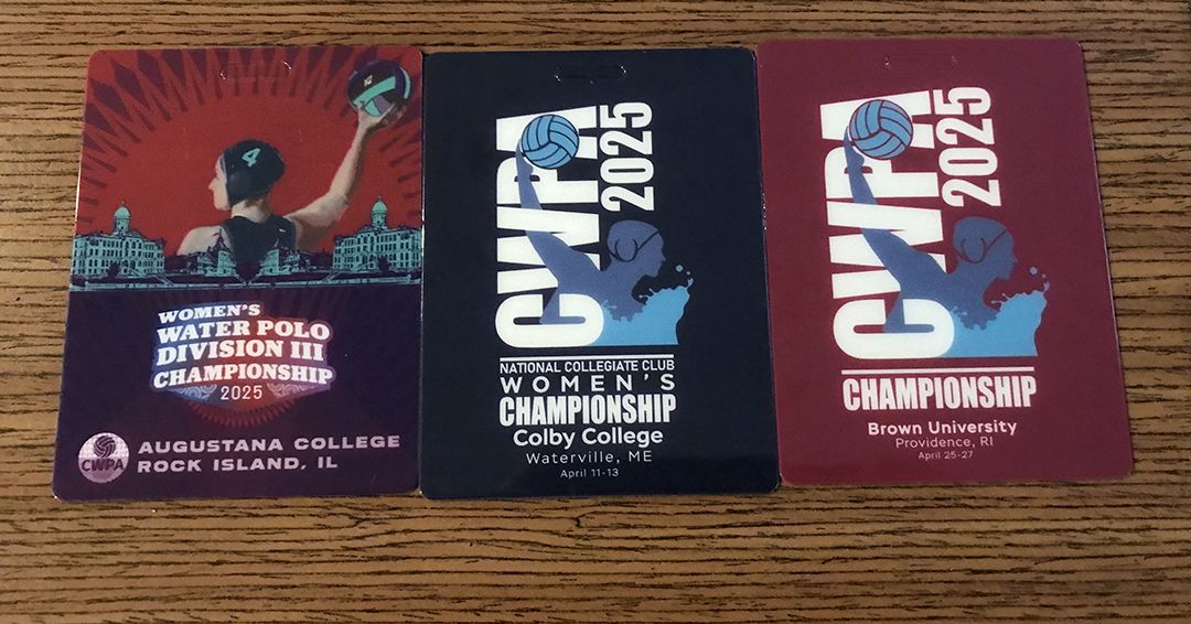 Collegiate Water Polo Association Adds Bag Tags as Student-Athlete Memento for 2025 Women’s Championships