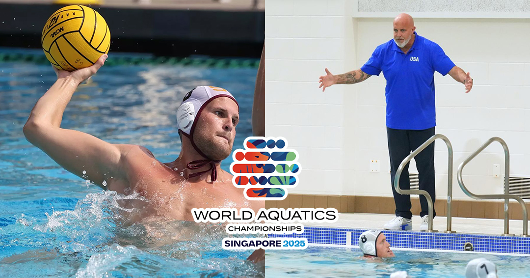 Bucknell University Head Coach John McBride, Brown University Assistant Coach Jake Ehrhardt & the United States of America Can Not Get By Italy in Taking 2025 World Aquatics World Championship 7th Place Game Loss