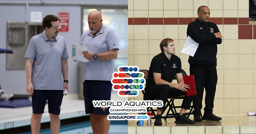 Bucknell University Head Coach John McBride & Brown University Assistant Coach Jake Ehrhardt Assist the United States of America to Stoppage of Singapore, 26-6, to Take Group C Title at 2025 World Aquatics World Championship