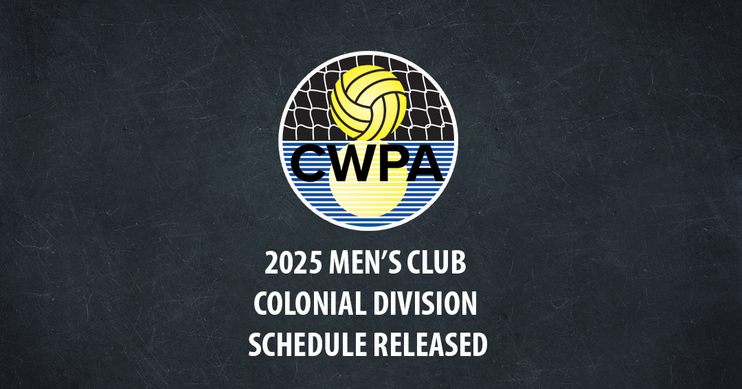 Collegiate Water Polo Association Releases 2025 Men’s Collegiate Club Colonial Division Schedule