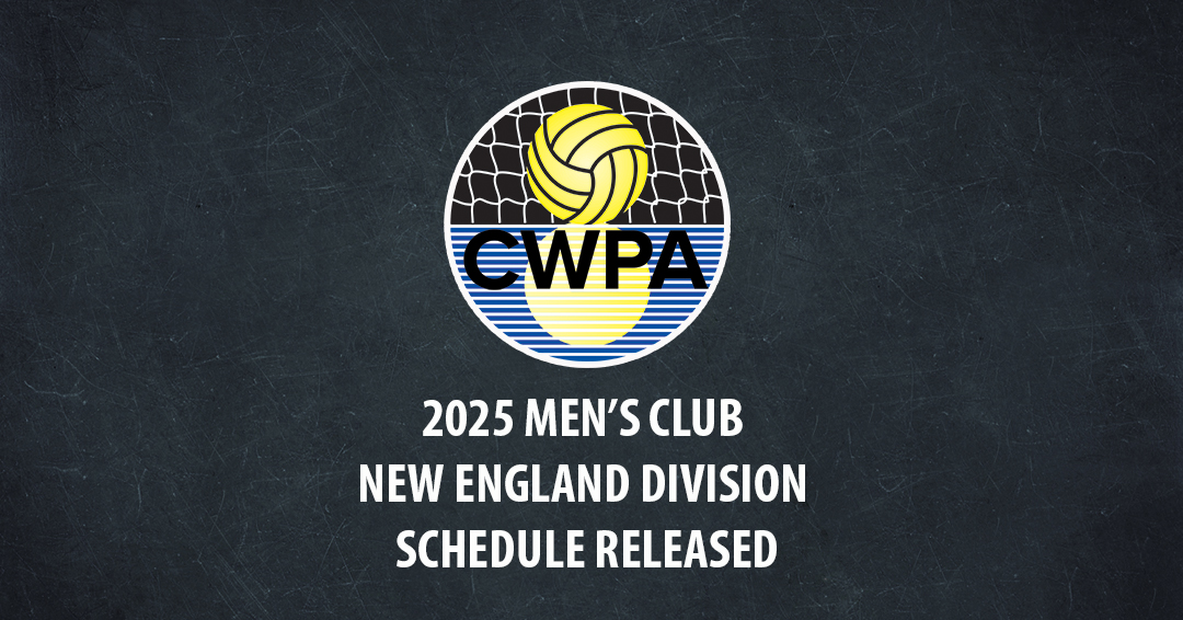 Collegiate Water Polo Association Releases 2025 Men’s Collegiate Club New England Division Schedule