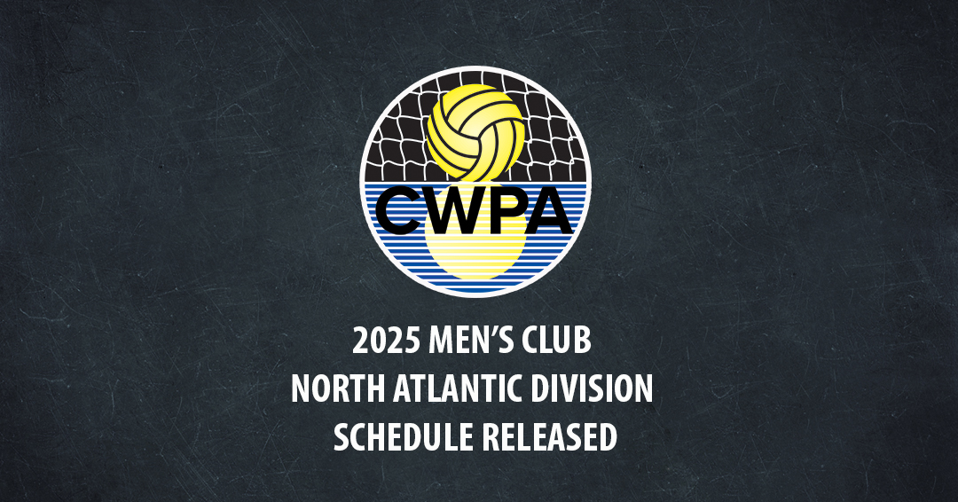 Collegiate Water Polo Association Releases 2025 Men’s Collegiate Club North Atlantic Division Schedule