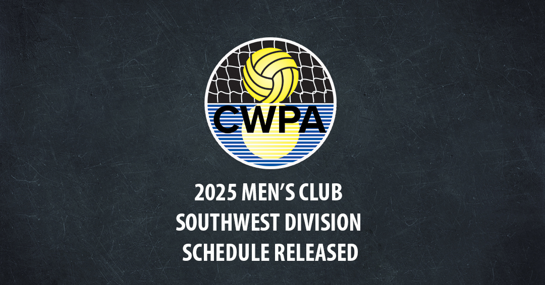 Collegiate Water Polo Association Releases 2025 Men’s Collegiate Club Southwest Division Schedule
