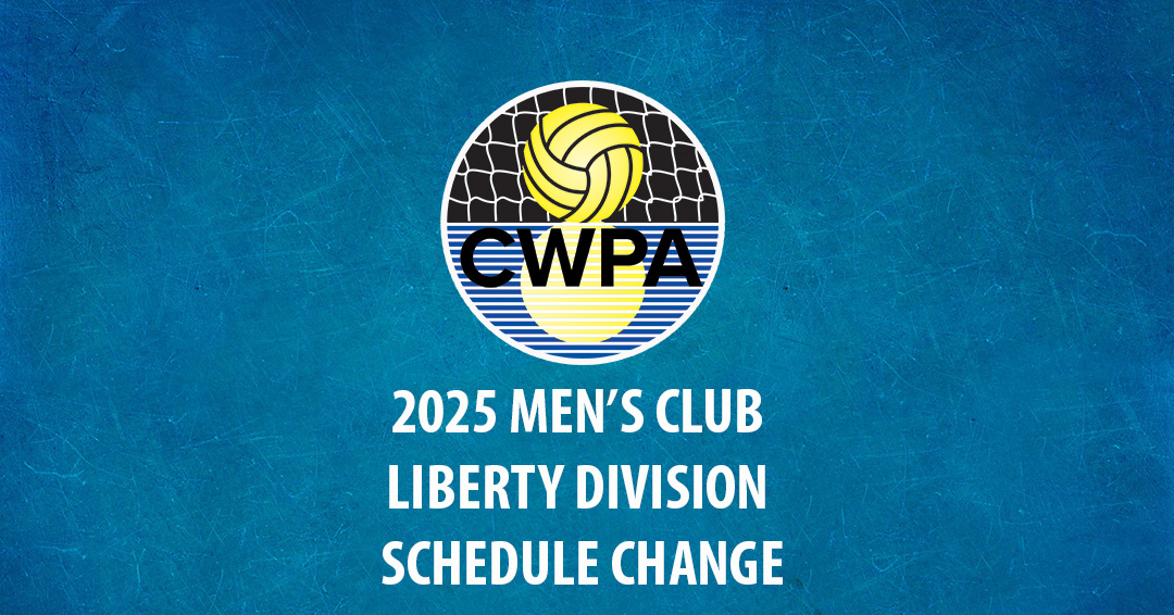 Collegiate Water Polo Association Releases Revised 2025 Men’s Collegiate Club Liberty Division Schedule for October 12
