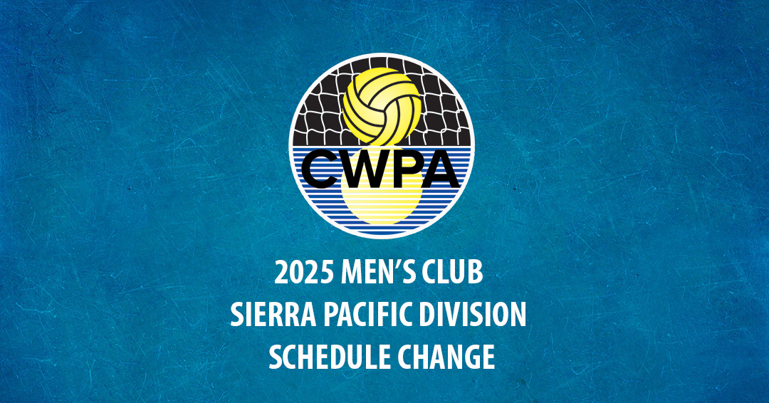 Collegiate Water Polo Association Releases Updated 2025 Men’s Collegiate Club Sierra Pacific Division Schedule