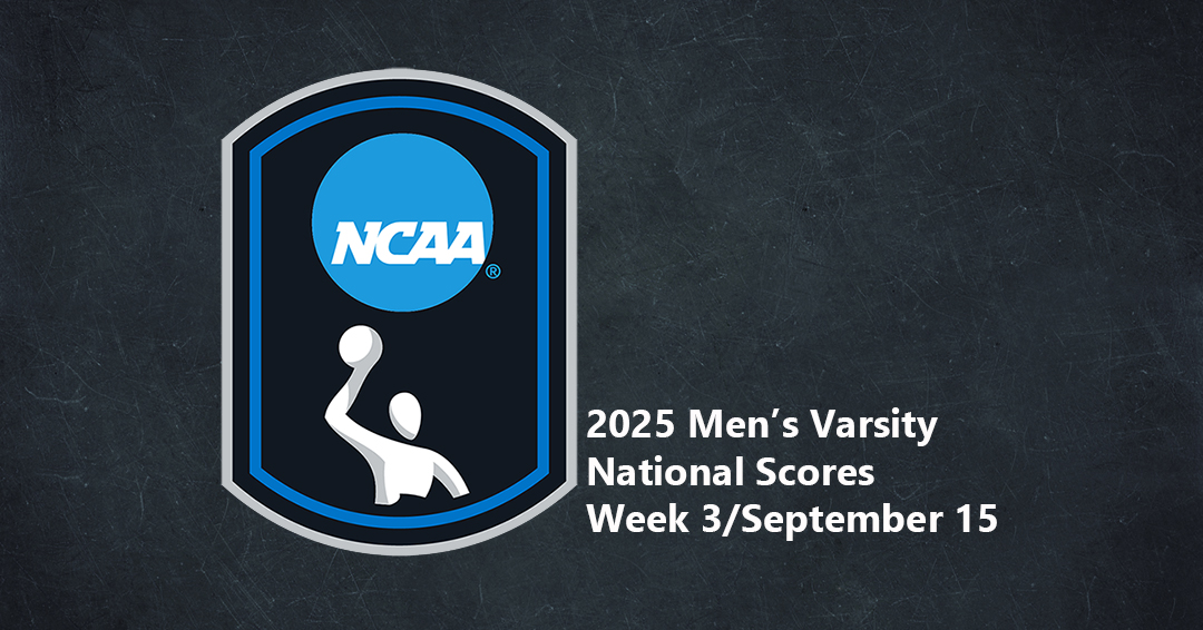 Collegiate Water Polo Association Releases 2025 Week 3/September 15 Men’s Varsity Scores