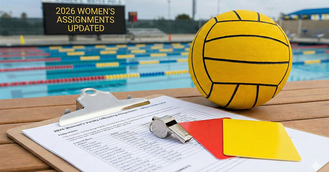 2026 Women’s Collegiate Water Polo Association & Metro Atlantic Athletic Conference Varsity Officiating Assignments Updated (January 15)